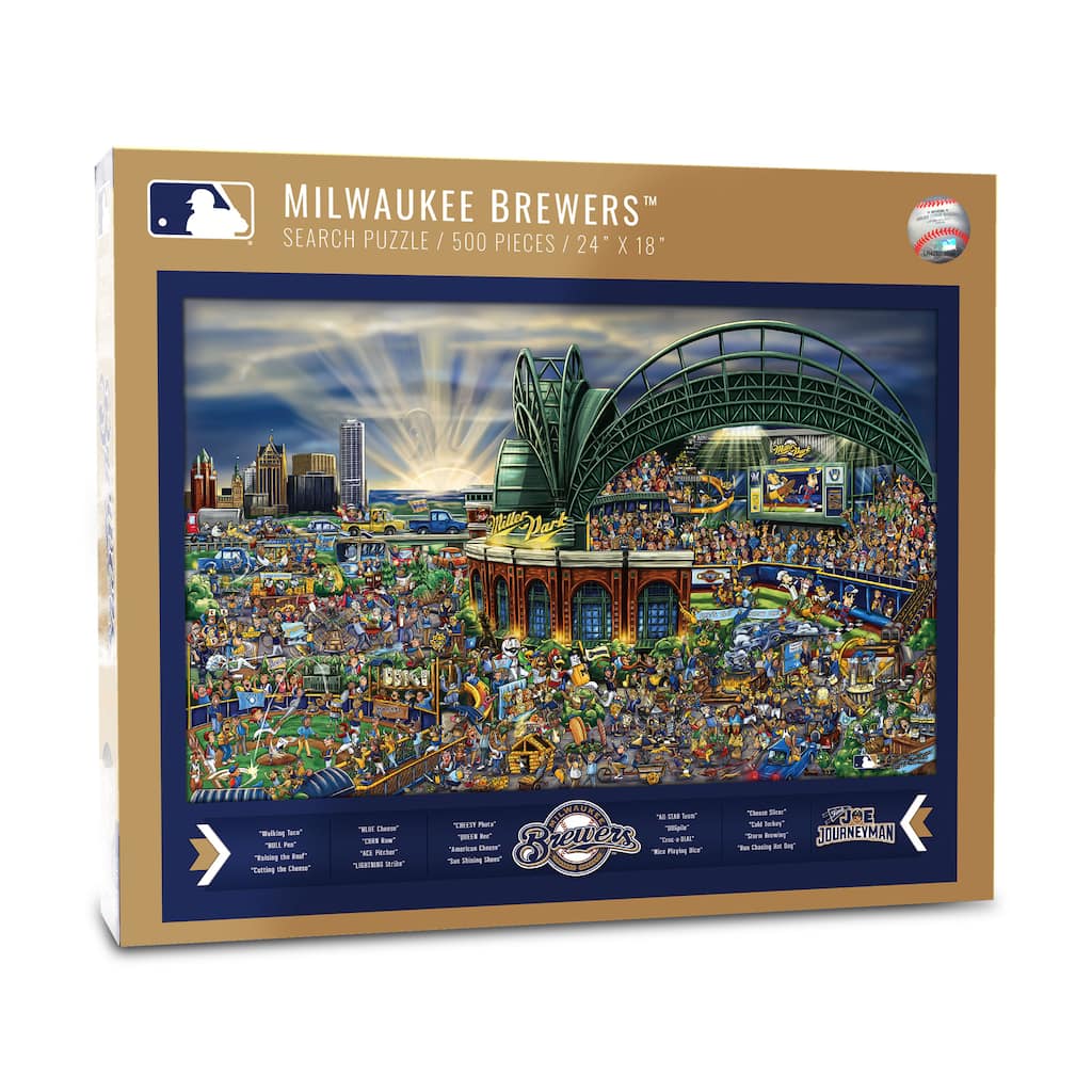500 Pieces Milwaukee Brewers Jigsaw Puzzle
